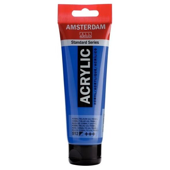 Artequipment Farba akrylowa TALENS AMSTERDAM 120ml 512 - COBALT BLUE ULTRAMARINE uniw