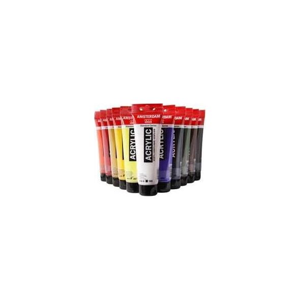 Artequipment Farba akrylowa TALENS AMSTERDAM 120ml 605 - BRILLIANT GREEN uniw