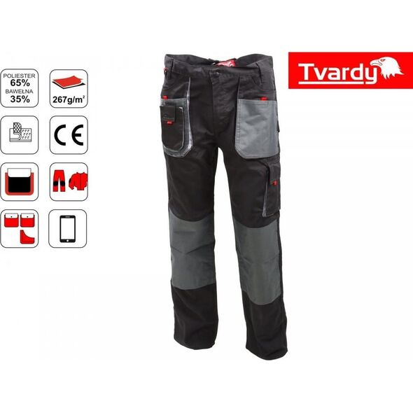 Geko SPODNIE ROBOCZE TVARDY ROZMIAR XL (10) T01014-XL GEKO