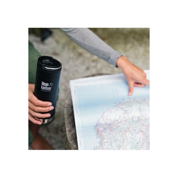 Klean Kanteen Kanteen TKWide VI (mit Café Cap), 473ml/16oz, Black
