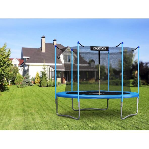Trampolina ogrodowa Neo-Sport NS-08W181 z siatką wewnętrzną 8.5 FT 252 cm
