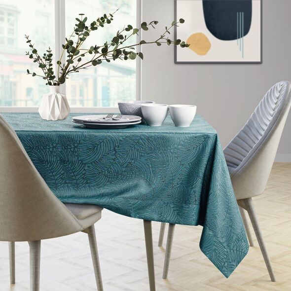 AmeliaHome AmeliaHome OBRUS PLAMOODPORNY AH GAIA BRD MARINE 140X200