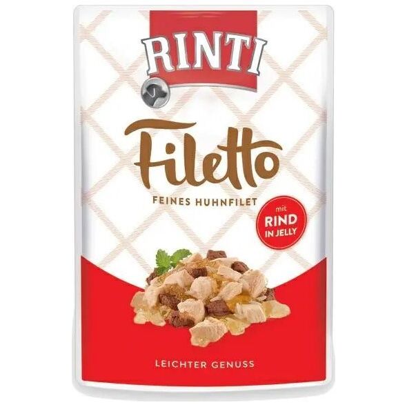 Rinti Rinti Filetto Karma Mokra dla Psa Kurczak Wołowina 100g