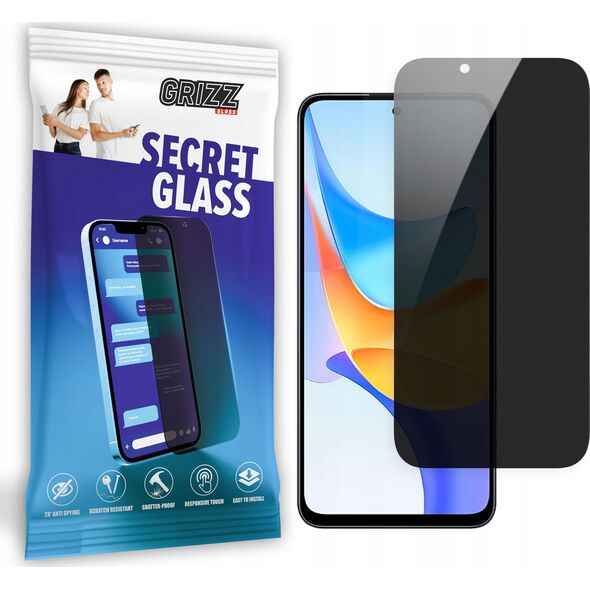 GrizzGlass Szkło prywatyzujące GrizzGlass SecretGlass do Honor Play 50 Plus
