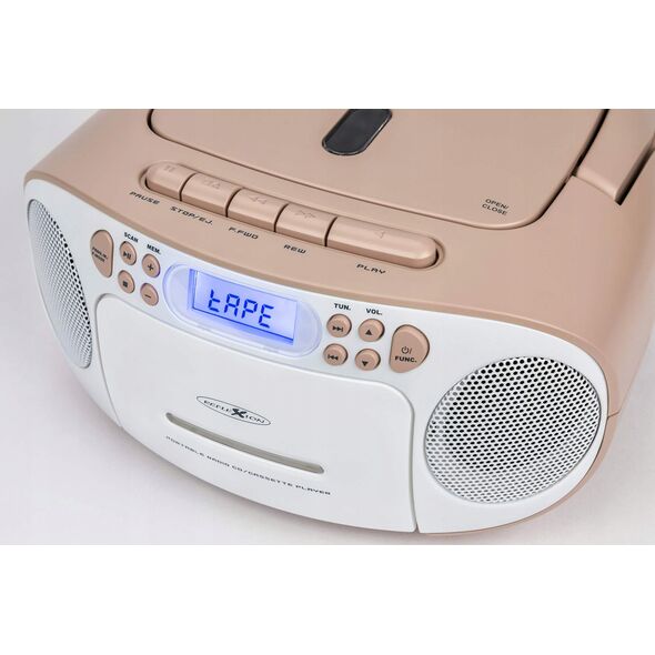 Radioodtwarzacz Reflexion Reflexion RCR2260DAB Boombox weiß/pink