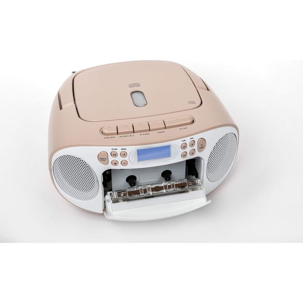 Radioodtwarzacz Reflexion Reflexion RCR2260DAB Boombox weiß/pink