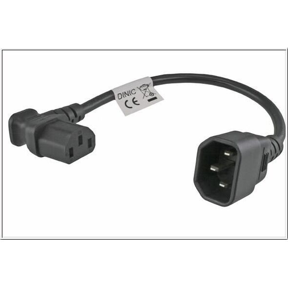 Kabel zasilający MicroConnect Power adapter C13 C14 angled