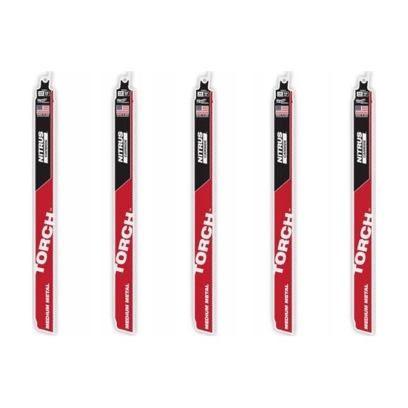 Milwaukee MILWAUKEE BRZESZCZOT DO PIŁY SZABLASTEJ 300 TCT TORCH NITRUS/5szt.