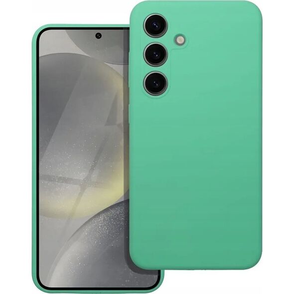 OEM Futerał SILICONE 2mm do SAMSUNG S24 FE miętowy