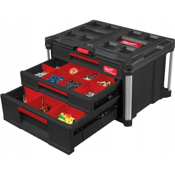Milwaukee MILWAUKEE PACKOUT SKRZYNIA Z 3 SZUFLADAMI