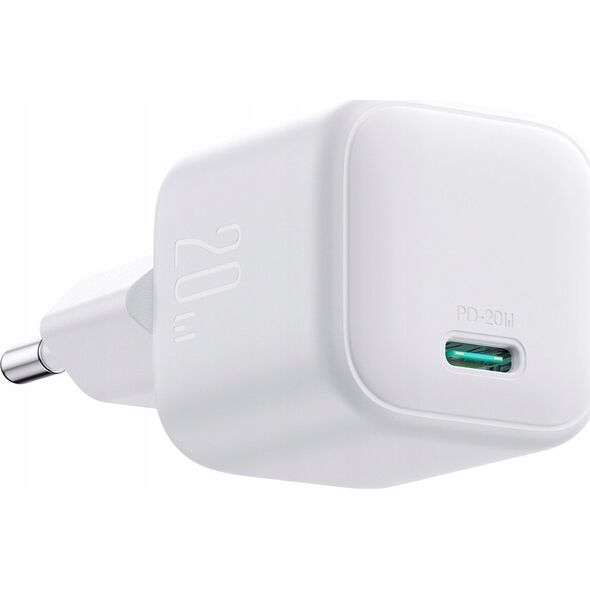 Ładowarka sieciowa Joyroom JR-TCG08 GaN USB-C 20W PD QC3.0 biała