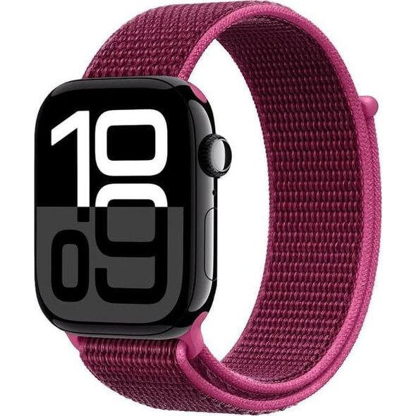 Crong Nylon - Pasek sportowy do Apple Watch 38/40/41/42 mm (Magenta Fusion)
