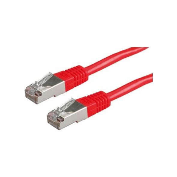 Roline PatchCord, S/FTP, (PiMF), Kat.6, 0.3m, Czerwony (21.15.1311)