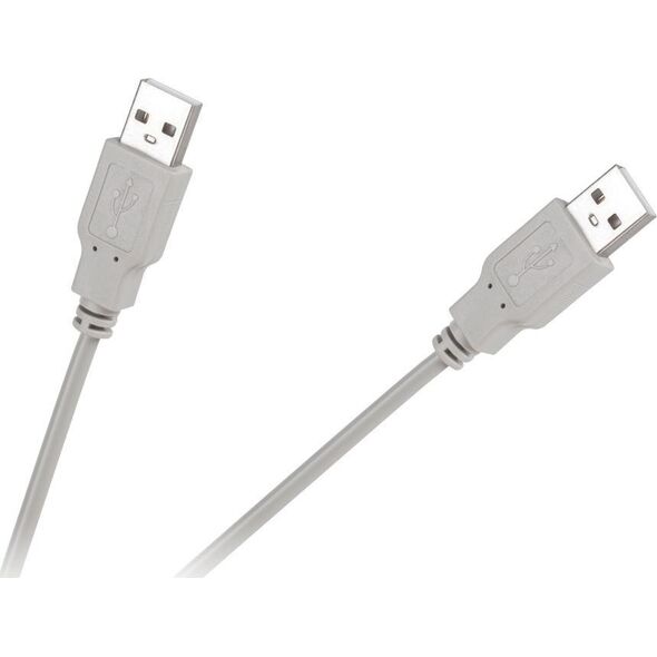 Kabel USB Cabletech USB-A - USB-A 3 m Szary (KPO2782-3)