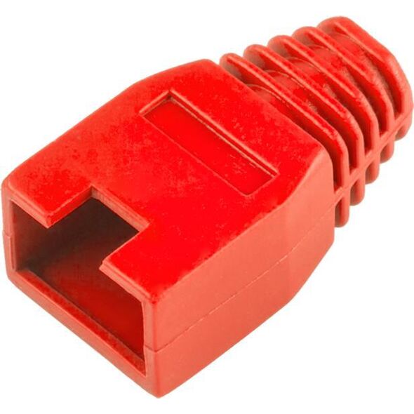 Osłona gumowa wtyku 8p8c RJ45 czerwona