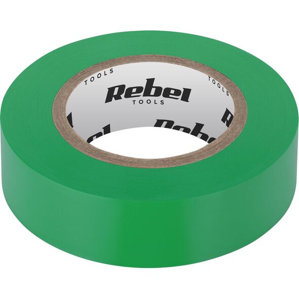 Rebel Taśma izolacyjna klejąca REBEL (0,13 mm x 19 mm x 20 yd) zielona