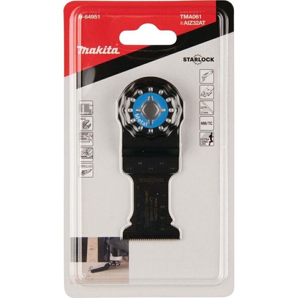 Makita MAKITA MT BRZESZCZOT DO CIĘCIA METALU TC/HM GWOŹDZIE HART., STAL NIERDZ.