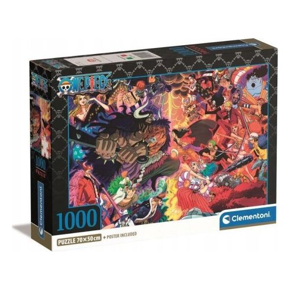 Clementoni CLE puzzle 1000 Compact Anime OnePiece 39922