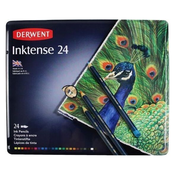 Artequipment DERWENT INKTENSE 24 KOL. - TUSZ W KREDKACH uniw