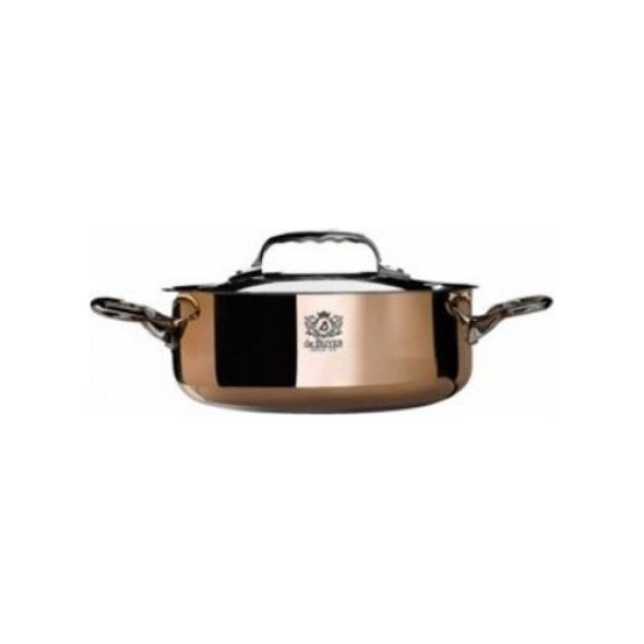 De Buyer De Buyer Prima Matera Saucepot copper/steel low 24cm induction