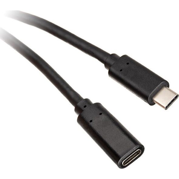 Kabel USB InLine USB-C - USB-C 2 m Czarny (35772)