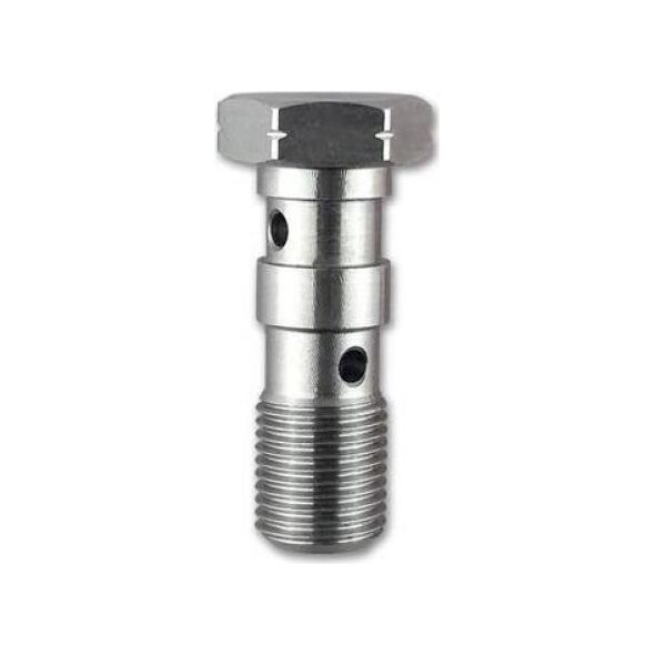 HEL ŚRUBA BANJO PODWÓJNA - 3/8" X 24 UNF (-3 JIC)