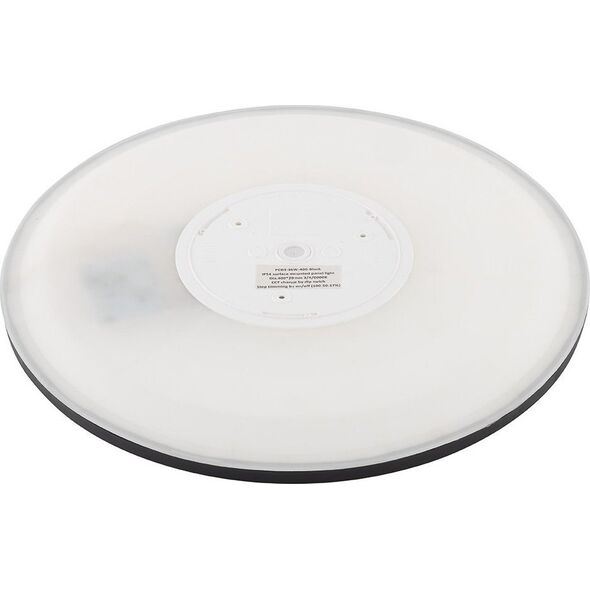 Lampa sufitowa TK Lighting TK Lighting Aqua Black Small 6901 plafon lampa sufitowa koło z przełącznikiem na obudowie 1x24W LED 3000/4000/6500K czarny/biały