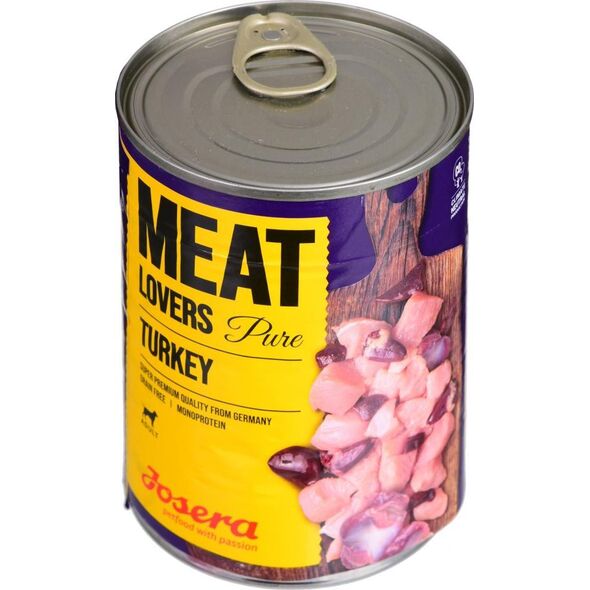 Josera Meatlovers Pure Indyk karma mokra dla psów 400g