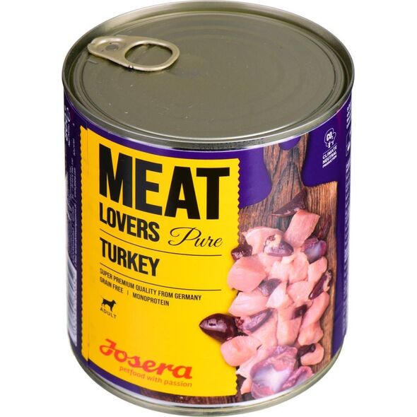 Josera Meatlovers Pure Indyk karma mokra dla psów 800g