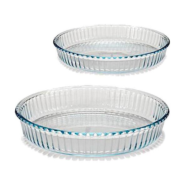 Borcam naczynie do piekarnika Borcam 26-32 cm szkło przezroczyste 2 szt