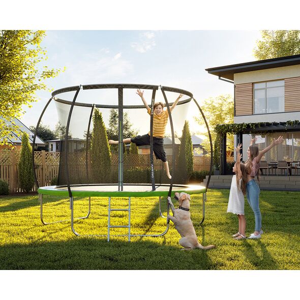 Trampolina ogrodowa Zipro Jump Pro Premium z siatką wewnętrzną 16FT 496cm