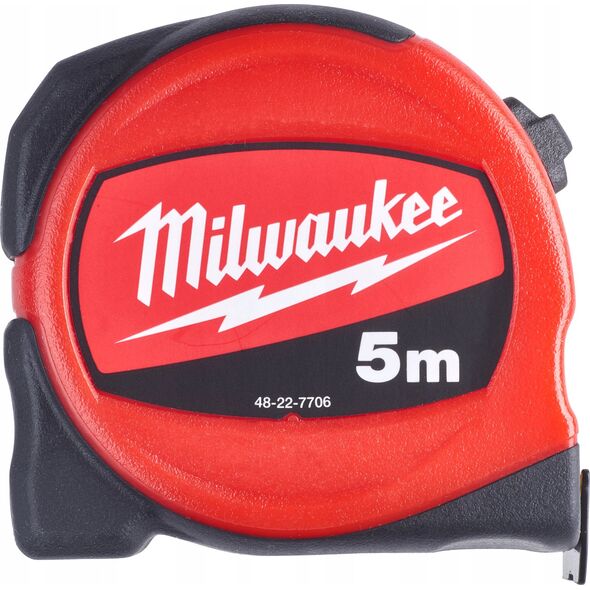 Milwaukee Taśma Milwaukee 48227706 miernicza Slim S5/25 czerwona