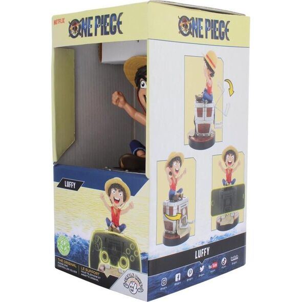 Cable Guys Exquisite Gaming stojak na smartfon / kontroler Cable Guys One Piece Netflix Luffy (20 cm)