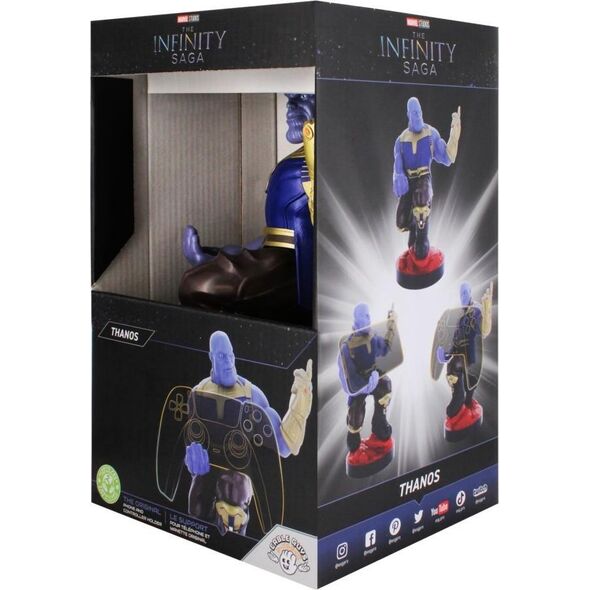 Cable Guys Exquisite Gaming stojak na smartfon / kontroler Cable Guys Marvel Thanos (20 cm)