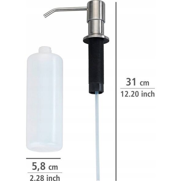 Dozownik do mydła Wenko Dozownik do mydła wpuszczany w blat MONTI, 400 ml, WENKO
