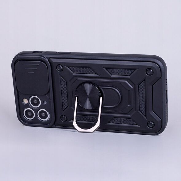 ETUI DEFENDER SLIDE CASE DO IPHONE 16  6,1' CZARNA NAKŁADKA ETUI PLECKI
