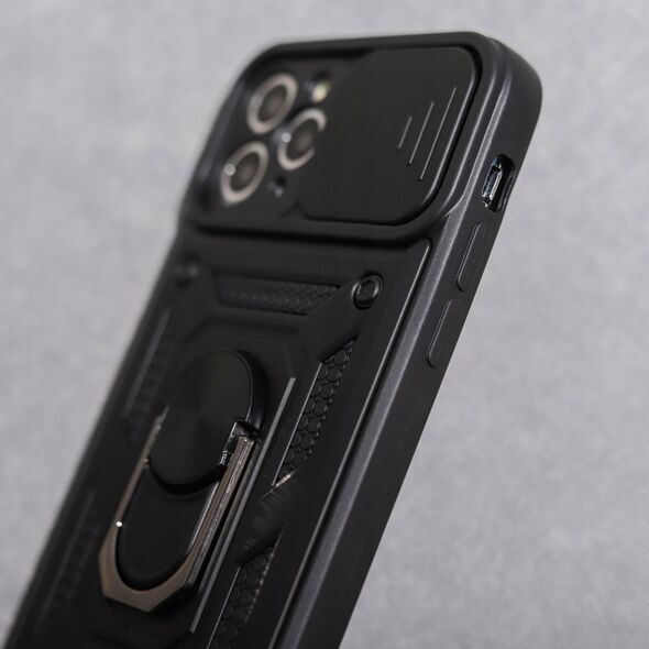 ETUI DEFENDER SLIDE CASE DO IPHONE 16  6,1' CZARNA NAKŁADKA ETUI PLECKI