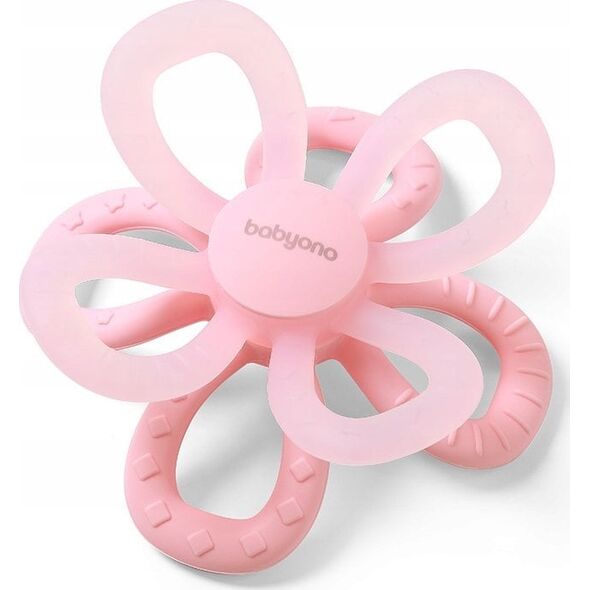 BABY ONO 1596/01 GRYZAK SILIKONOWY        FLOWER