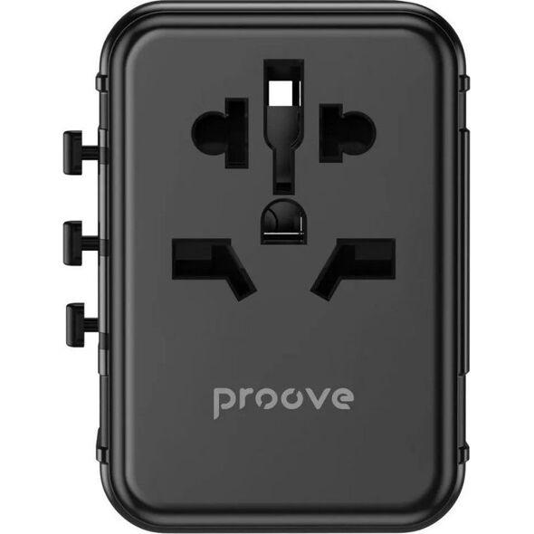Przejściówka Wtyczka Gniazdo Adapter Podróżny USA UK EU 2x USB 1x USB-C 20W