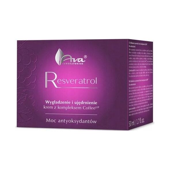 AVA LABORATORIUM_Resveratrol wygładzenie i ujędrnienie krem z kompleksem Coffee Up 50ml