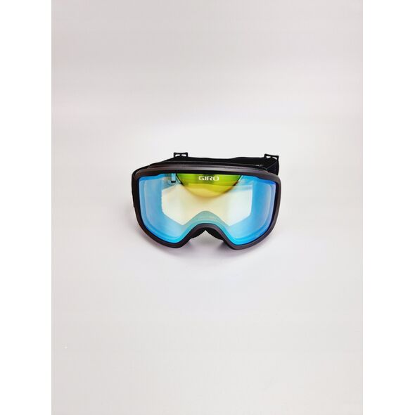 Gogle zimowe GIRO CRUZ BLACK WORDMARK (Szyba lustrzana kolorowa YELLOW BOOST 00% S2) (NEW 2024/2025)