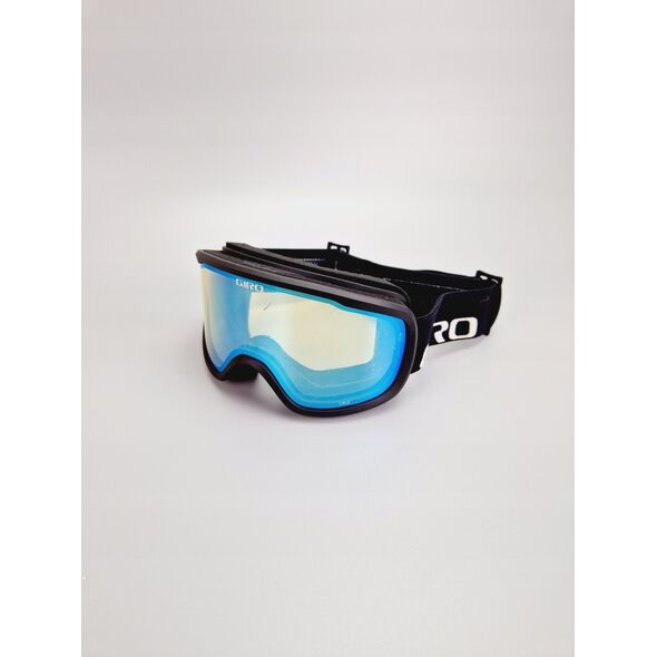 Gogle zimowe GIRO CRUZ BLACK WORDMARK (Szyba lustrzana kolorowa YELLOW BOOST 00% S2) (NEW 2024/2025)