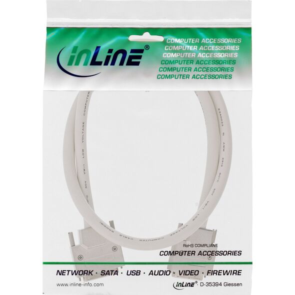InLine InLine® SCSI U320 cable, 68pin micro Centronics (VHD) male / male, 1.8m