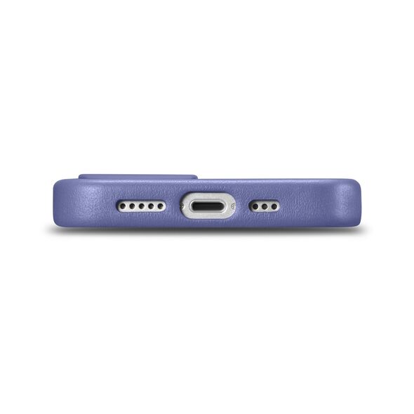 iCarer Case Leather MagSafe Apple iPhone 14 Plus / 15 Plus light purple
