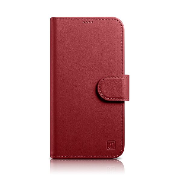 iCarer Wallet Anti-RFID 2in1 Apple iPhone 14 Plus / 15 Plus red