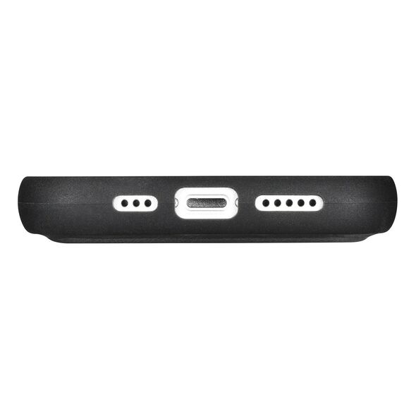 iCarer Oil Wax Wallet Anti-RFID 2in1 Apple iPhone 14 black