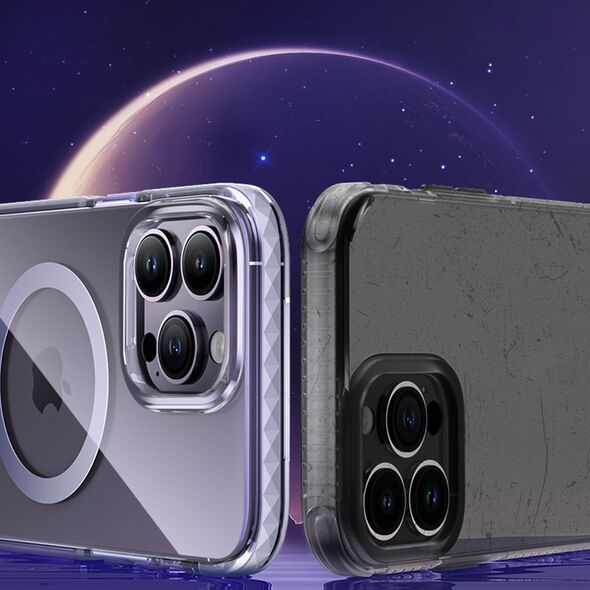 Kingxbar PQY Ice Crystal MagSafe Apple iPhone 14 Plus / 15 Plus purple