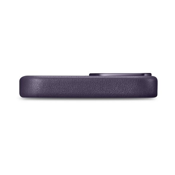 iCarer Case Leather MagSafe Apple iPhone 14 Plus / 15 Plus dark purple