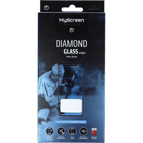 MyScreen Protector MS Diamond Glass Edge FG Oppo Reno8 czarny/black Full Glue