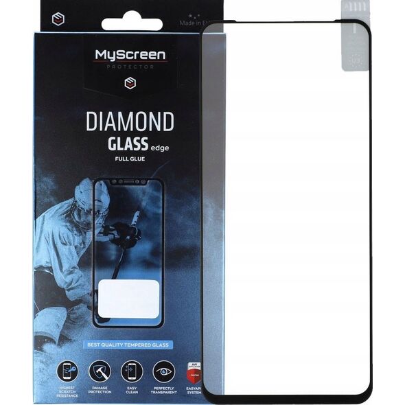 MyScreen Protector MS Diamond Glass Edge FG Oppo Reno8 czarny/black Full Glue